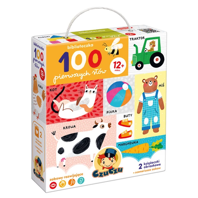 Biblioteczka 100 PIERWSZYCH SŁÓW Książeczki Harmonijki 1+ CzuCzu_7