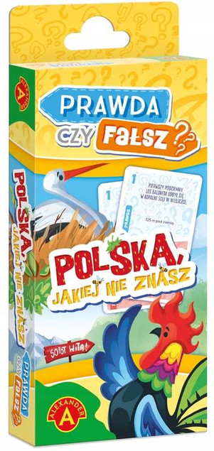 Quiz Prawda Czy Fałsz? Polska Jakiej Nie Znasz Planszowa 10+ Alexander 2759_1