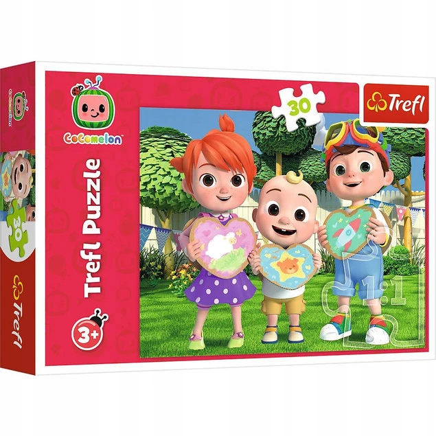 Puzzle 30 Układanka Bajka COCOMELON Bawmy Się Razem 3+ Trefl_2