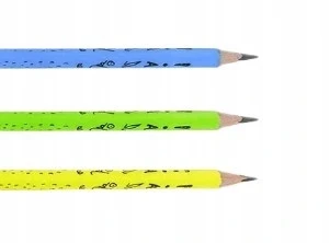 Ołówek HB z Gumką 3 Sztuki Trójkątny Blister Fiorello_3