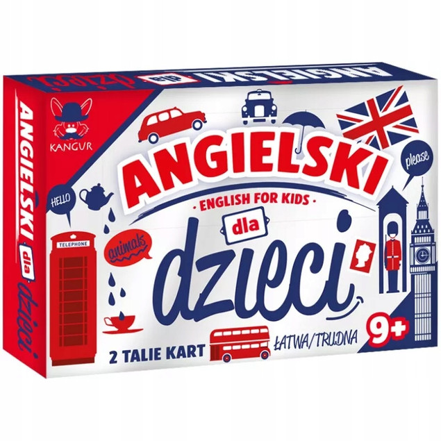 ANGIELSKI DLA DZIECI Wesoła Gra Edukacyjna 9+ Kangur_2