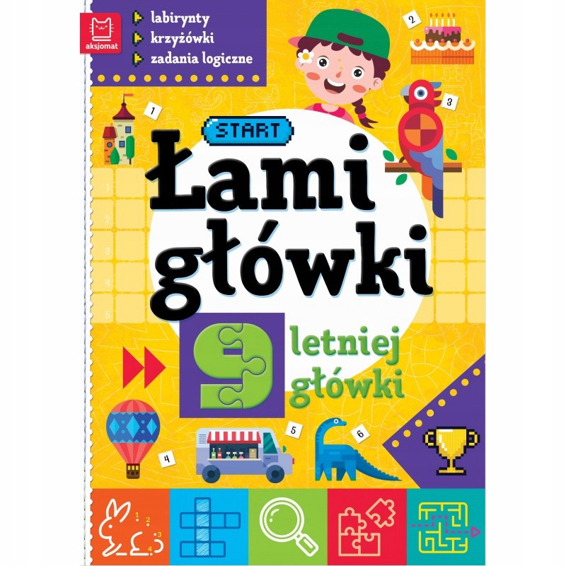 Łamigłówki 9-Letniej Główki Labirynty Krzyżówki Zadania Logiczne Aksjomat_1