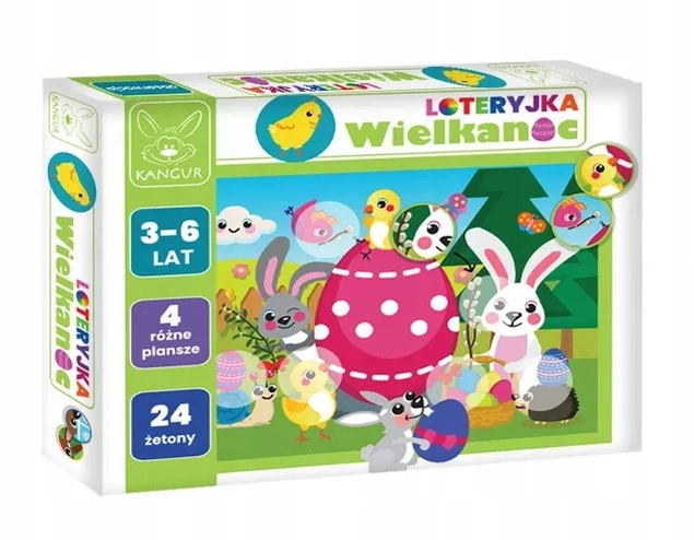 Loteryjka WIELKANOC Gra Planszowa 3+ Kangur_2