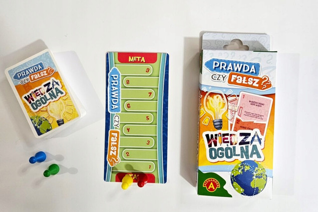 Quiz Prawda Czy Fałsz? Wiedza Ogólna Planszowa 10+ Alexander 2762_2