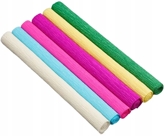 Krepina Marszczona Bibuła Kolorowa Vivid 25x100cm Happy Color_2