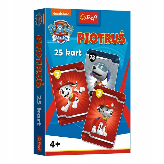 PSI PATROL Gra Karciana Karty Piotruś Pamięć Memo Memory 4+ Trefl_1