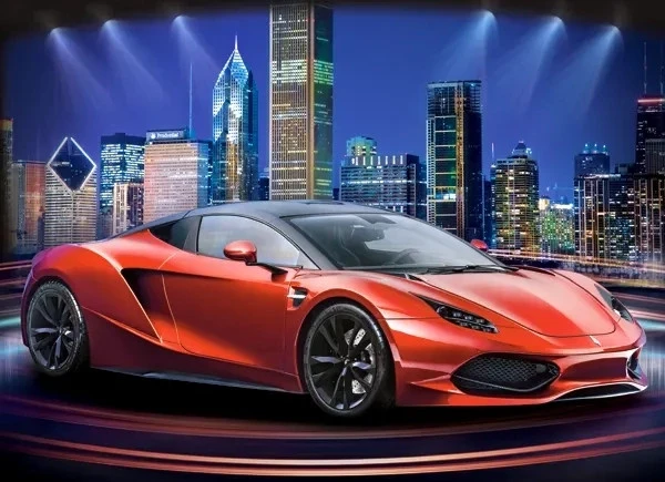 Puzzle 300 Układanka Super Car ARRINERA HUSSARYA Samochód Auto 8+Castorland_1