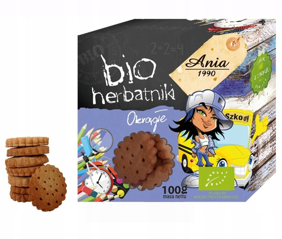 BIO Ania Herbatniki Okrągłe Bio 100g_1