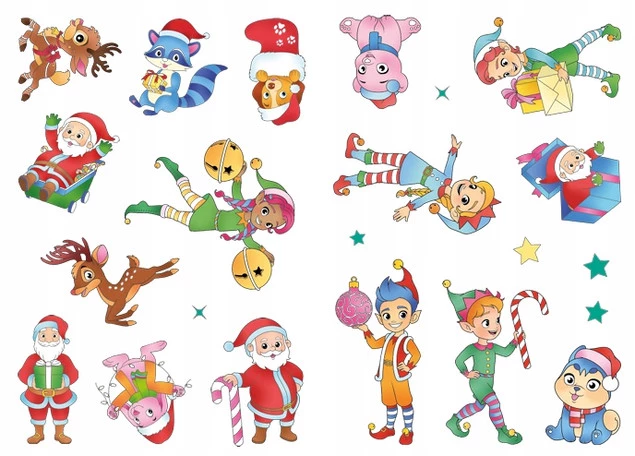 Kolorowanka Z Tatuażami MIKOŁAJ Świecące W Ciemności 3+ Skrzat_4