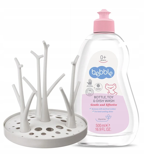 Płyn Do Mycia i Suszarka Do Butelek i Smoczków 500ml Bebble Bocioland_1