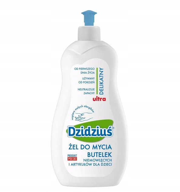DZIDZIUŚ Żel Płyn Do Mycia Butelek Smoczków 500 ml_4