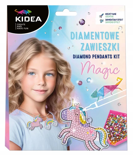Zestaw Kreatywny DIAMENTOWE Zawieszki MAGIC 5+ Kidea DZRMKA_7