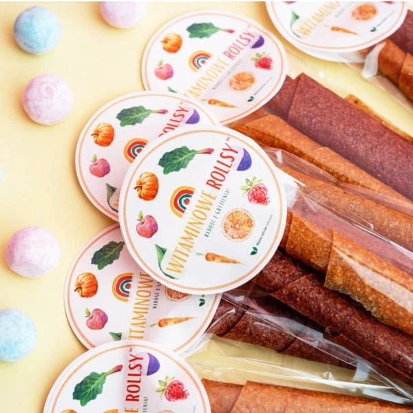 Witaminowe Rollsy Twiksy MARCHEWKA i TRUSKAWKA 15g Naturalnie Zdrowi_2