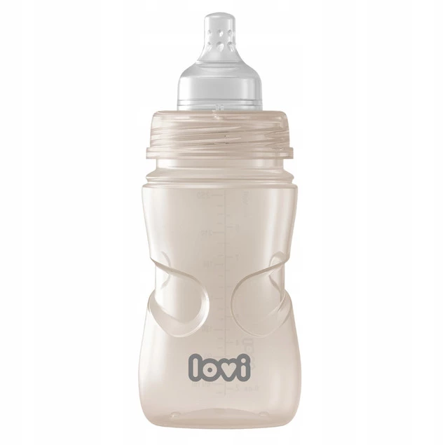 Butelka LOVI Trends 250 ml BEŻOWY Beige Ze Smoczkiem 3M+_8