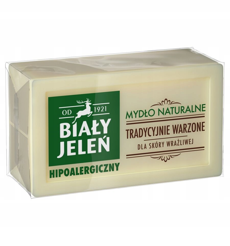 BIAŁY JELEŃ Hipoalergiczne Mydło Naturalne Do Skóry Wrażliwej w Kostce 150g_1