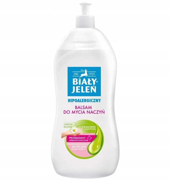 Balsam Do Mycia Naczyń 1l Rumiankowy BIAŁY JELEŃ_3