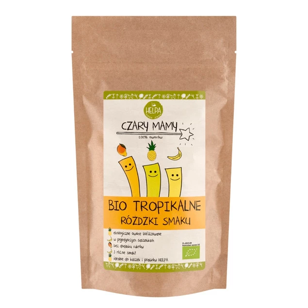 HELPA Bio Tropikalne RÓŻDŻKI SMAKU Dodatek Do Kaszki Jogurtu 9x2g_1