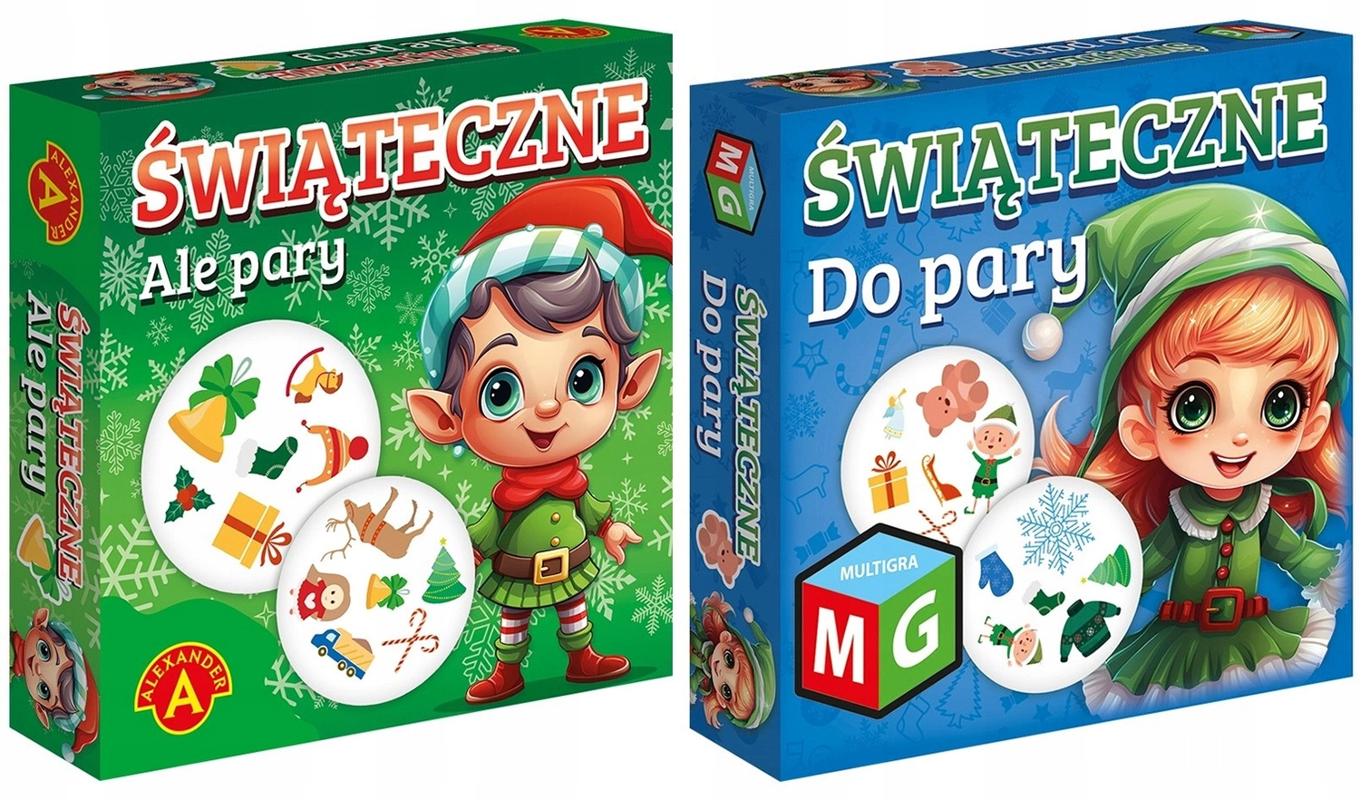 2w1 GRA ALE PARY ŚWIĄTECZNE + GRA DO PARY ŚWIĄTECZNE 4+ Alexander Multigra_1
