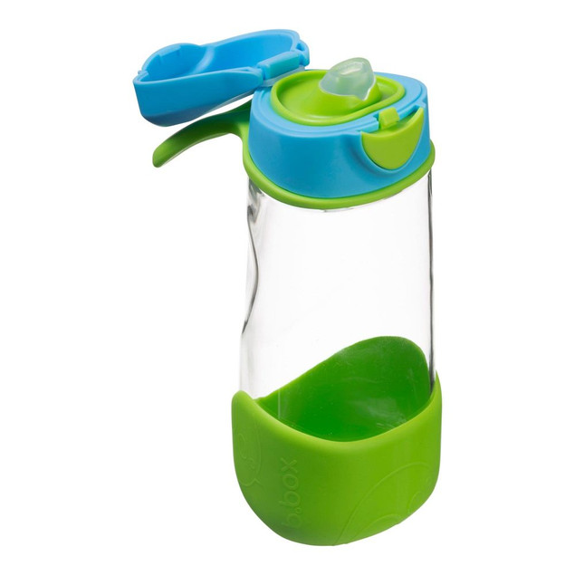 Sportowa Butelka Tritanowa Bidon Ustnik ZIELONY Dla Dzieci 450ml 3+ B.Box_3