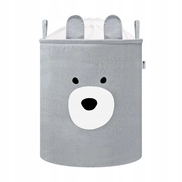 Kosz Pojemnik Na Zabawki Zamykany Ze Ściągaczem XXL Duży MIŚ SIPO XB03_2