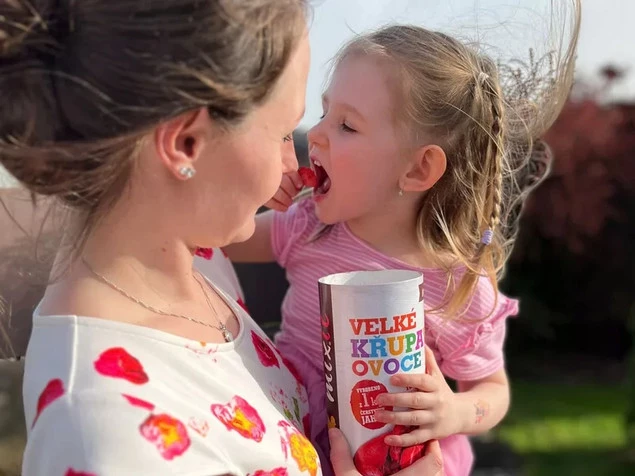 MIXIT Duże Chrupiące Owoce Liofilizowane TRUSKAWKA 100g_4