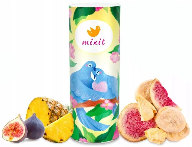 MIXIT Duże Zakochane Owoce Liofilizowane FIGI ANANASY BANANY 160g_1