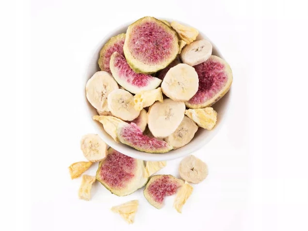 MIXIT Duże Zakochane Owoce Liofilizowane FIGI ANANASY BANANY 160g_2