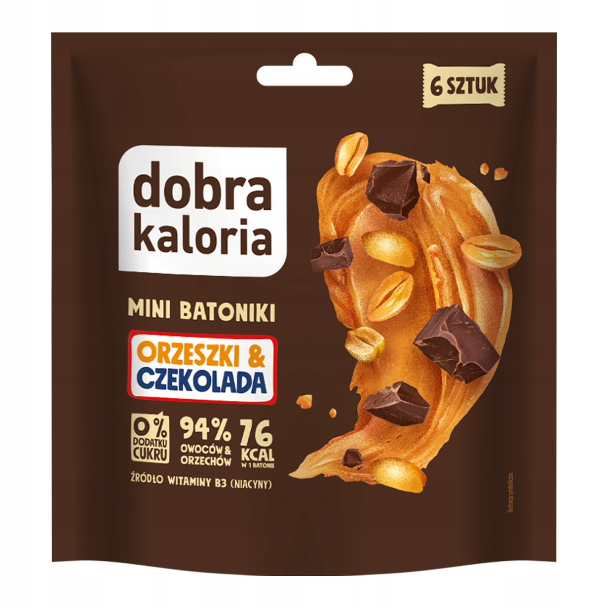 12x DOBRA KALORIA Fit Zdrowe Mini Batoniki KOKOS i ORZECHY Czekolada_3
