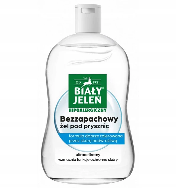 BIAŁY JELEŃ Żel Pod Prysznic Bezzapachowy Hipoalergiczny 500 ml_3