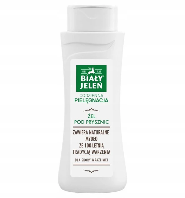BIAŁY JELEŃ Żel Pod Prysznic NATURALNY Nawilża Zmiękcza Skórę 300ml_1