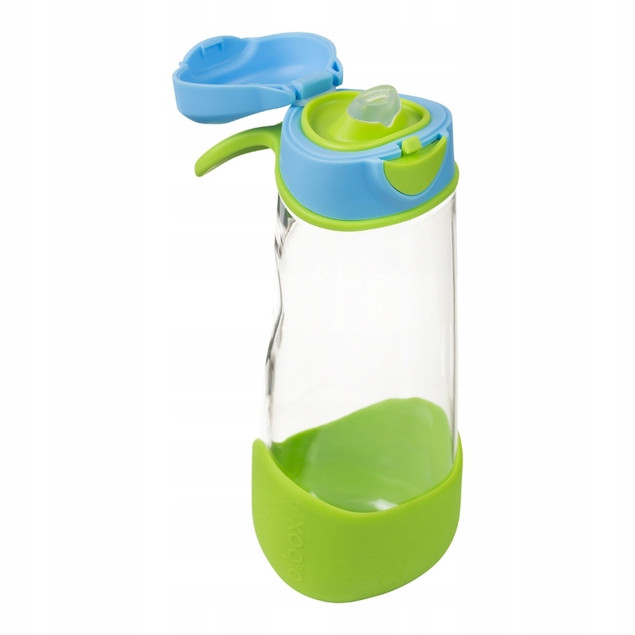Sportowa Butelka Tritanowa Bidon Ustnik ZIELONY Dla Dzieci 600ml 3+ B.Box_4