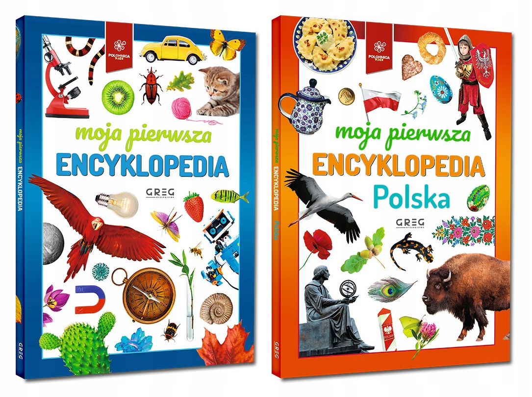 PAKIET Moja Pierwsza Encyklopedia DLA DZIECI i Encyklopedia POLSKA Greg 2w1_1