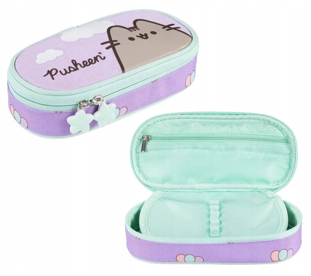 Piórnik Szkolny Saszetka Etui Tuba Bez Wyposażenia PUSHEEN Fiolet Majewski_1