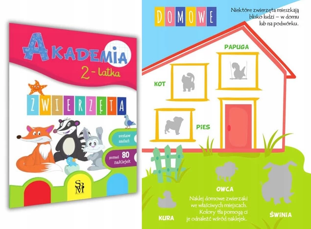 Akademia Mądrego Malucha 2-LATEK Podobieństwa i Przeciwieństwa 80 NAKLEJEK_5