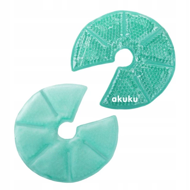 AKUKU Kompresy Żelowe Okłady Osłonki NA PIERSI Turkus A0534_5