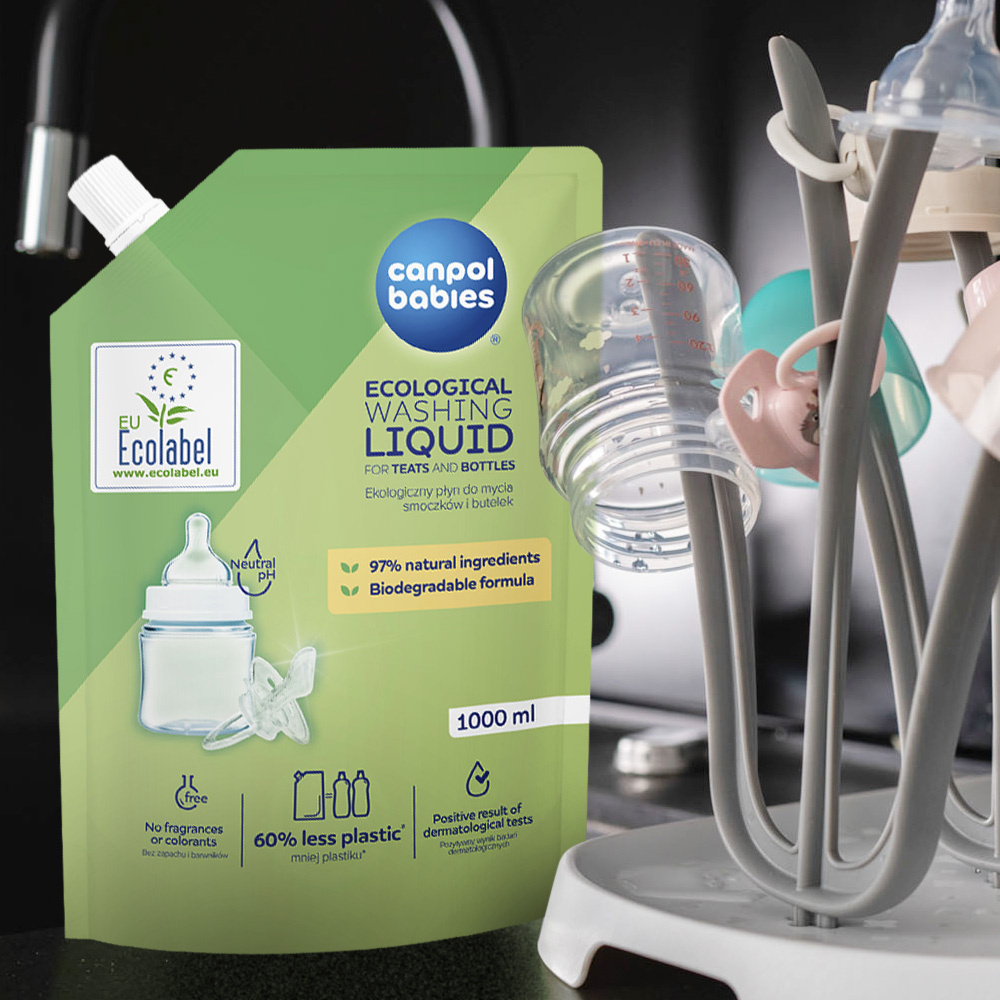 2x CANPOL Płyn Opakowanie UZUPEŁNIAJĄCE EKOLOGICZNEGO Płynu Do Mycia 1000ml_7