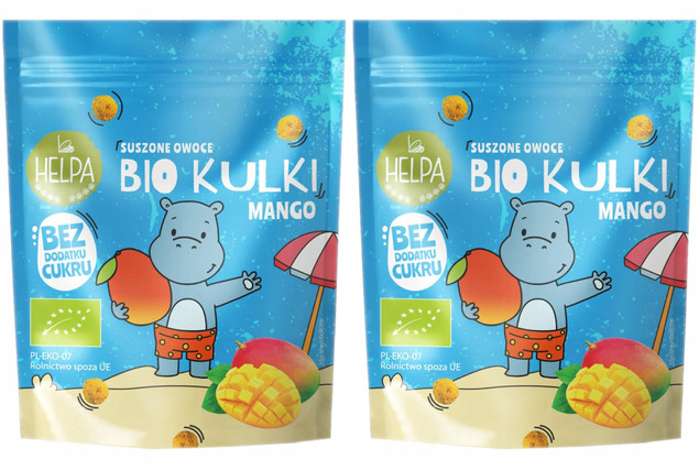 2x HELPA Bio Kulki MANGO Bez Dodatku Cukru 50g_1