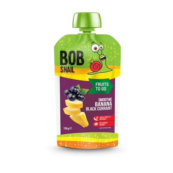 Bob Snail MUS OWOCOWY Bez Cukru PRZECIER Smoothie MIX SMAKÓW 120g x14_5