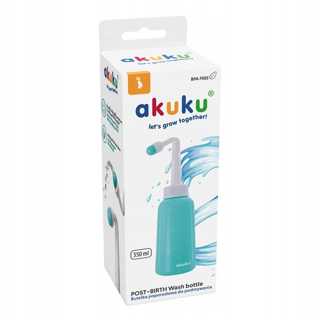 AKUKU Butelka POPORODOWA Peri Do Podmywania OKOLIC INTYMNYCH 350ml A0684_10