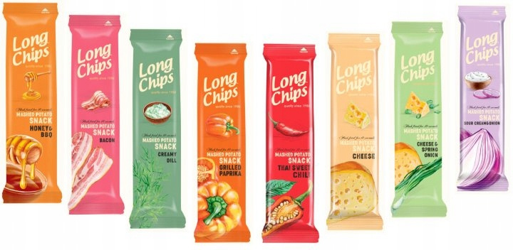 LONG CHIPS Chipsy ziemniaczane o smaku sól morska z octem 75 g_2