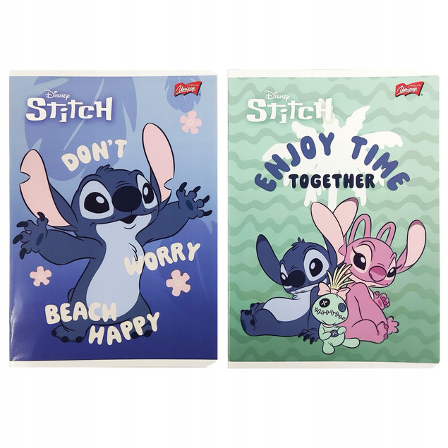 4x STITCH A5 – Zeszyt 16 kartek, kratka, 70g/m²_1