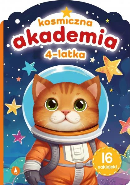 Kosmiczna Akademia 4-Latka z Naklejkami 4+ Skrzat_1