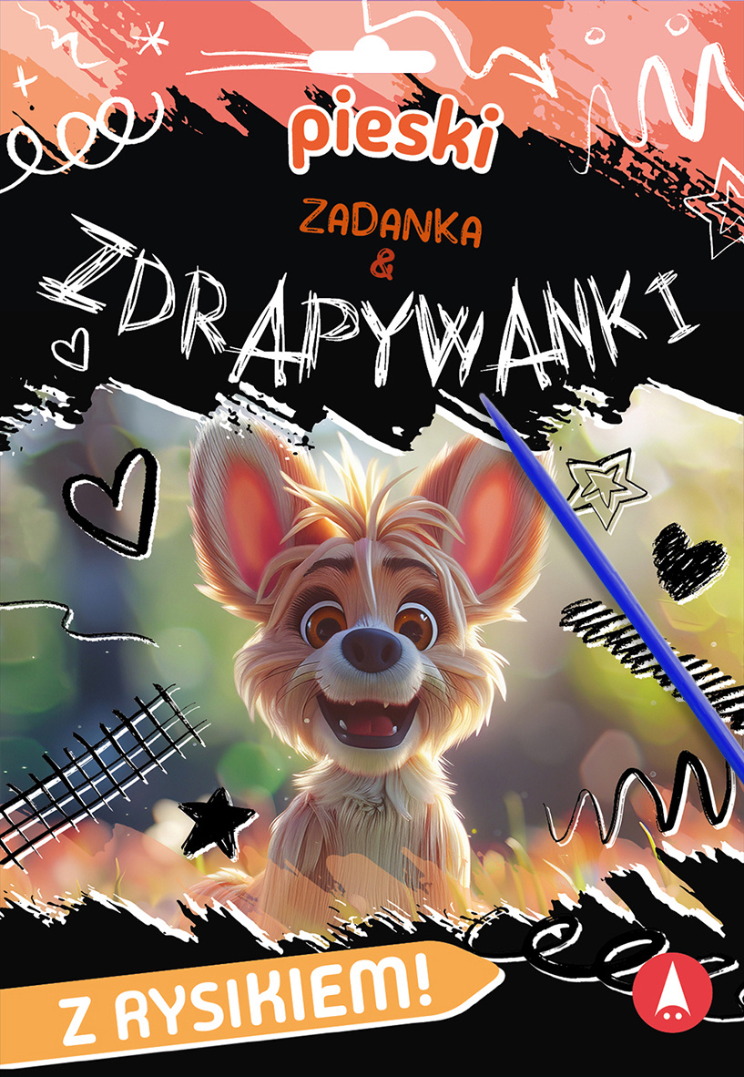 Zadanka i Zdrapywanki PIESKI z Rysikiem 4+ Skrzat_1
