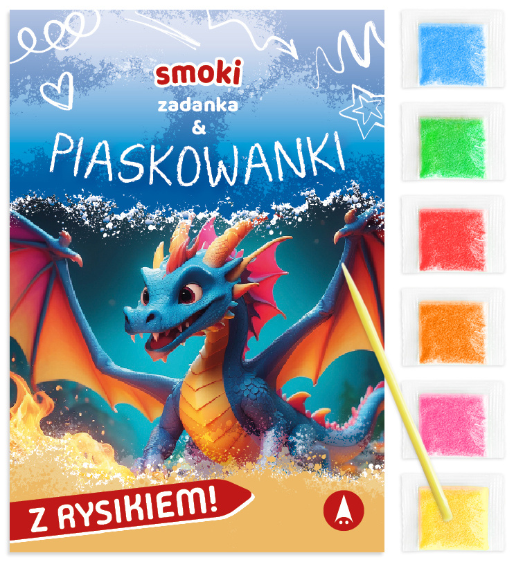 Zadanka i Piaskowanki SMOKI z Piaskiem i Rysikiem 5+ Skrzat_1