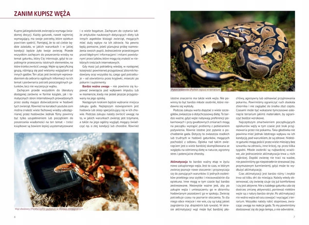 Atlas WĘŻY HODOWLANYCH 100 Gatunków Angelika Dawidowicz SBM_2