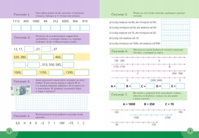 Mądry Uczeń MATEMATYKA Klasa 4-6 LICZBY NATURALNE Emilia Figacz 9+ SBM_2