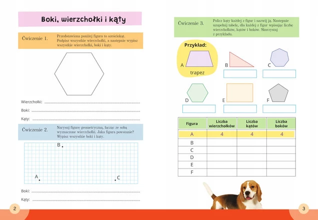 Mądry Uczeń MATEMATYKA Klasa 4-6 WIELOKĄTY Emilia Figacz 9+ SBM_2