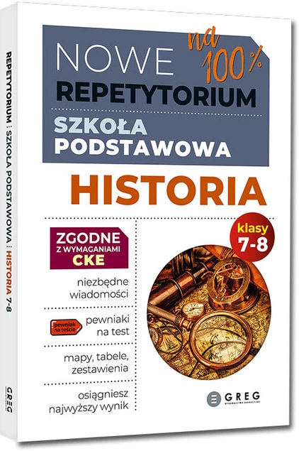 Nowe Repetytorium Szkoła Podstawowa HISTORIA kl. 7-8 2026 Greg_1