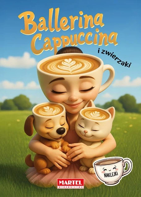 Kolorowanka z Naklejkami BALLERINA CAPPUCCINA i Zwierzaki Martel_1