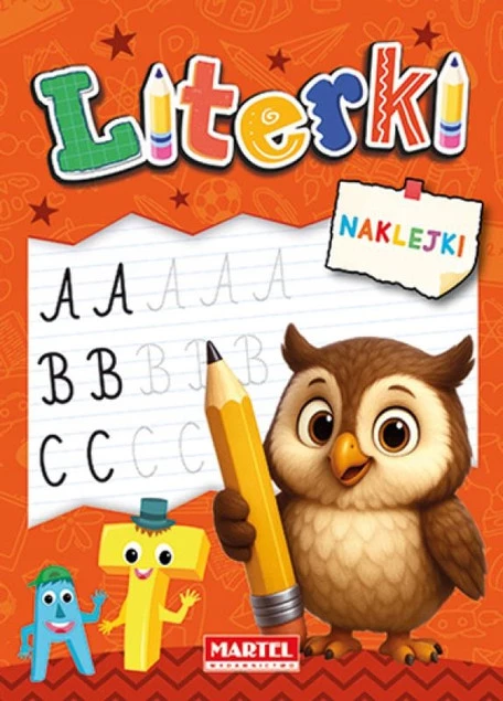 Kolorowanka z Naklejkami Edu LITERKI Martel_1